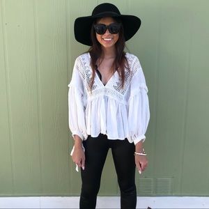 Free people white top